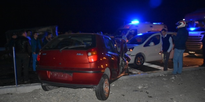 Yozgat'ta zincirleme trafik kazası: 4 yaralı