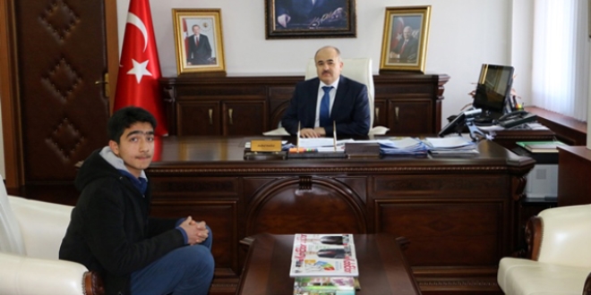 Lise öğrencisinin Valiyle görüşme talebi yerine getirildi
