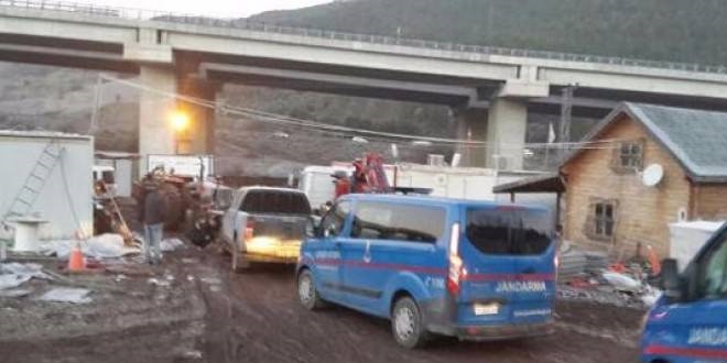 Otoyol şantiyesine PKK operasyonu