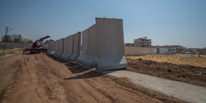 Sınıra 330 kilometre duvar örüldü