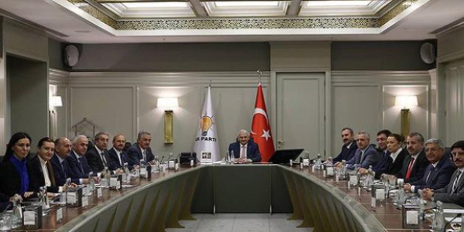 AK Parti MYK toplant�s� sona erdi