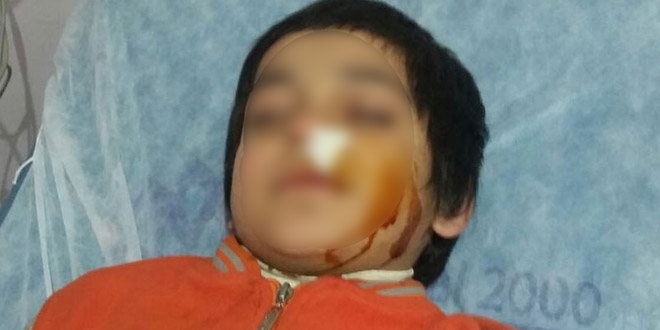 O�luyla kavga eden 9 ya��ndaki �ocu�u darp etti