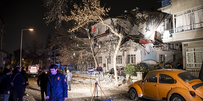 Ankara'daki doğalgaz patlaması tapu lojmanlarında olmuş