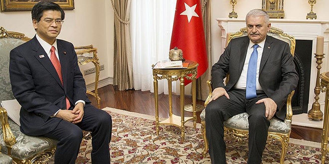 Başbakan Yıldırım, Japon Bakan İshii'yi kabul etti