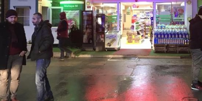 Maltepe'de akaryakıt istasyonu çalışanı rehin alındı