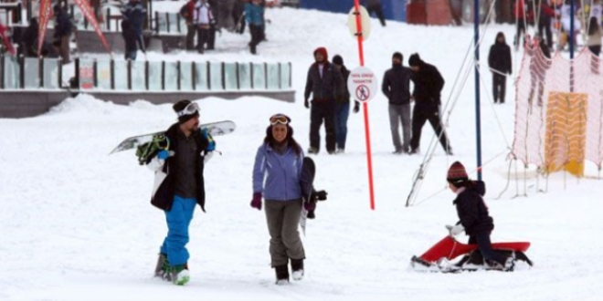 Erzurum'da 500 renci tatili kayak renerek geirecek
