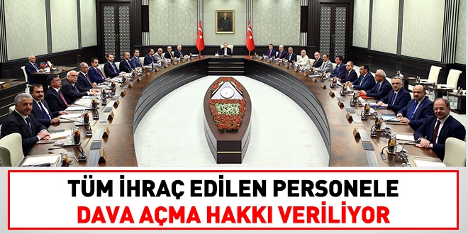 Tm ihra edilen kamu grevlilerine, dava ama hakk veriliyor