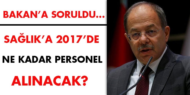 Sağlık'a 2017'de ne kadar personel alınacak?