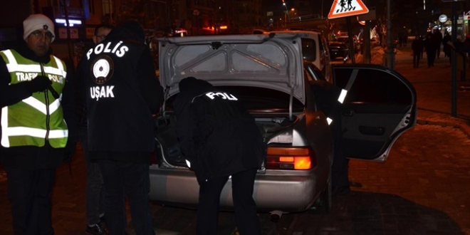Uşak'ta huzur operasyonu