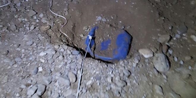 Şırnak'ta yola tuzaklanan patlayıcı imha edildi