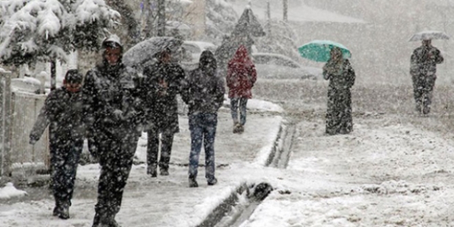 Dou Anadolu'da kar ya pazara kadar srecek