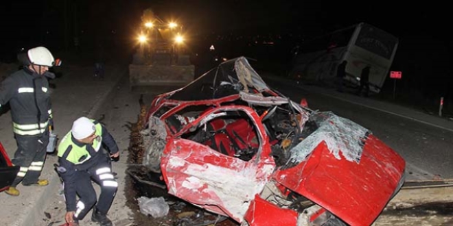 Tekirdağ'da trafik kazası: 1 ölü, 1 yaralı