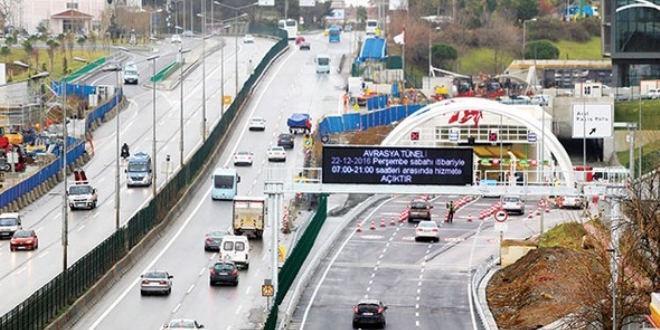 'Avrasya Tüneli' 650 milyon dolara sigortalandı