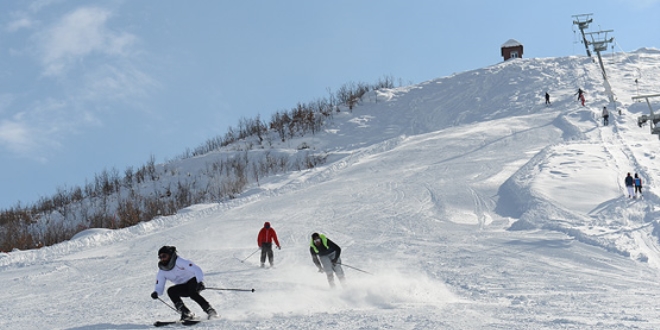 Tunceli'nin kayak tesisi cazibe merkezi oldu