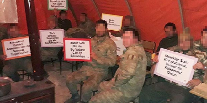 Askerlerden Sakaryalı öğrencilere teşekkür mektubu