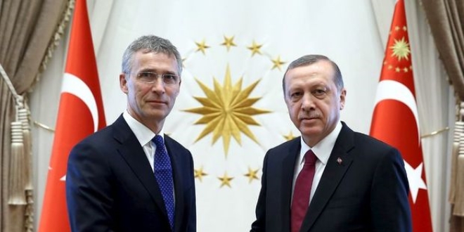 Erdoğan, NATO Genel Sekreteri Stoltenberg ile görüştü