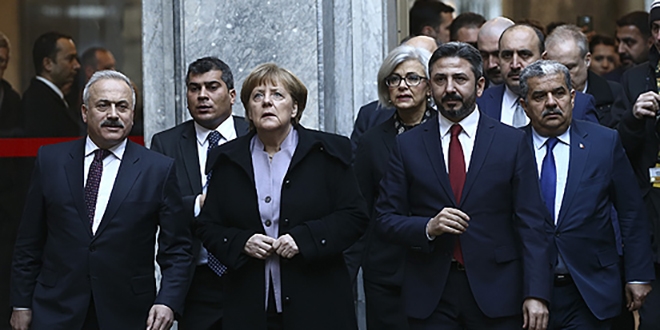 Almanya Başbakanı Merkel TBMM'yi ziyaret etti