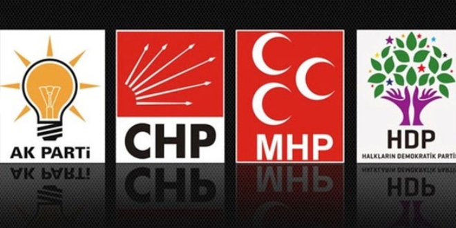 Propaganda sreleri: AK Parti'ye 30, dier 3 partiye 20'er dakika