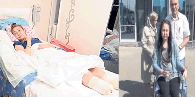 Hastanede virüs kaptı, bacakları boşuna kesildi