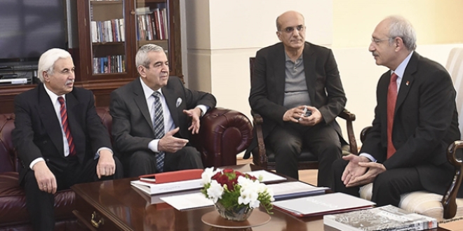 Kılıçdaroğlu 'Milli Anayasa Hareketi' üyelerini kabul etti