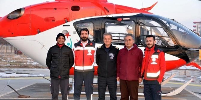 �l�m� g�ze alan sa�l�k ekipleri, hamile kad�n� kurtard�