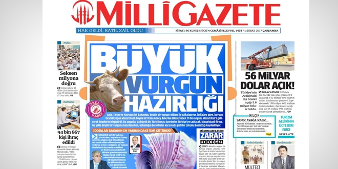 Milli Gazete, Ali Koyuncu haberini geri çekti