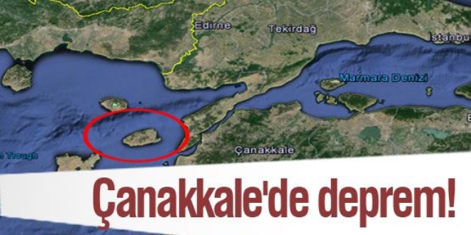 anakkale'de 4,4 byklnde deprem meydana geldi