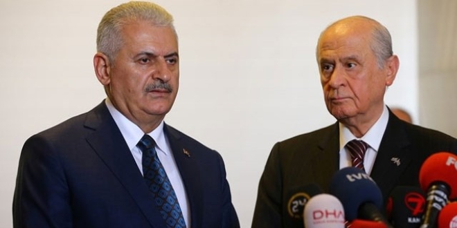 Başbakan Yıldırım, MHP lideri Bahçeli ile görüşecek