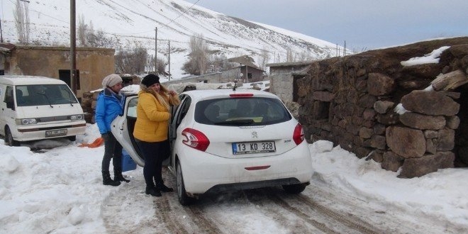 Bitlis'teki kylerde salk hizmeti aksamadan devam ediyor