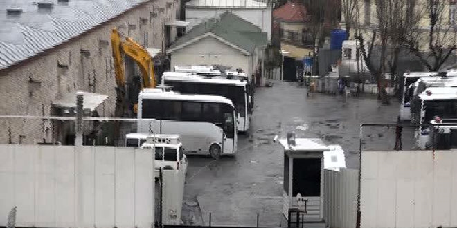 Taksim'e yapılacak caminin şantiyesi kuruluyor
