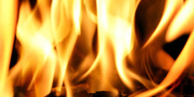 Trabzon'da dinlenme tesisinde yang�n