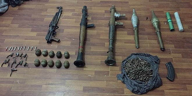 Hakkari'de çok sayıda silah ve mühimmat ele geçirildi
