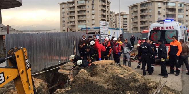 Gaziantep'te göçük: 1 ölü