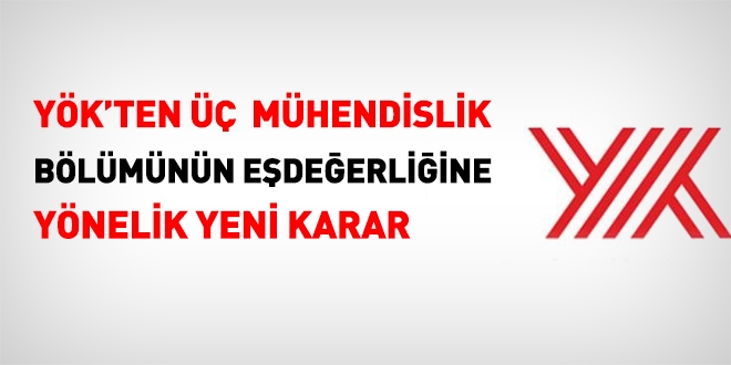 Elektrik, Elektrik-Elektronik ve Elektronik ve Haberleşme Mühendisliğinin eşdeğerliğine yönelik yeni karar