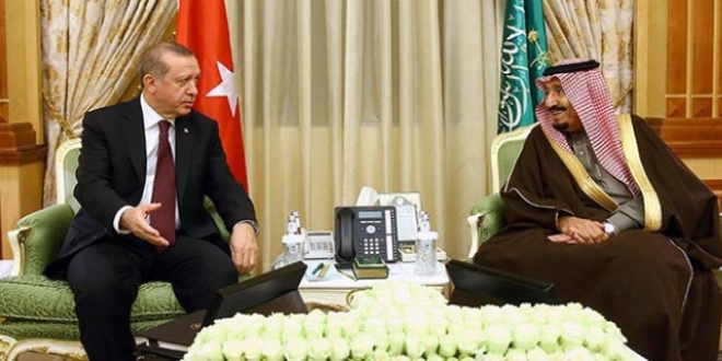Erdoğan'dan Suudi Arabistan Kralına teşekkür