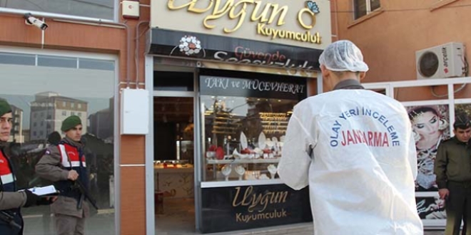 Tekirdağ'da kuyumcu soygunu