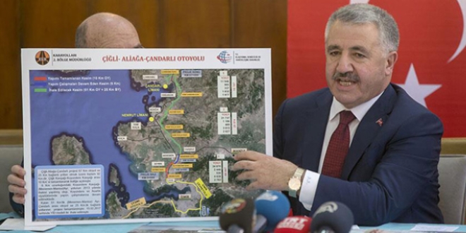 Ulaştırma Bakanı Arslan İzmir projelerini anlattı