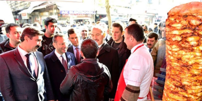 ileri Bakan Soylu, Diyarbakr'da esnaf ziyaret etti