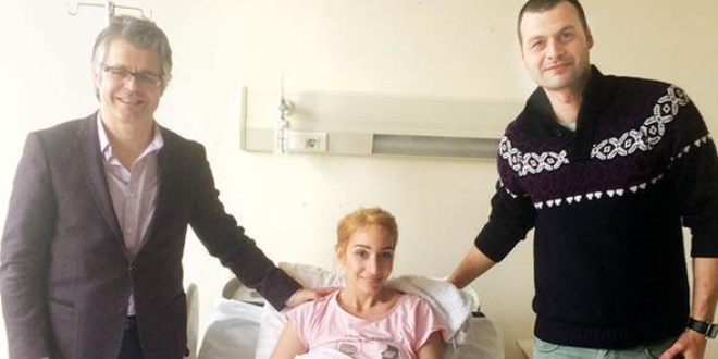 Lösemi hastalığını yenen Canan'a mucize uygulama