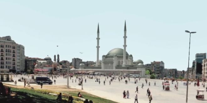 Taksim Camii 2018 Ramazan'da alacak