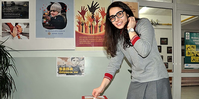 Öğrencilerin simit parası 7 aileyi sevindiriyor