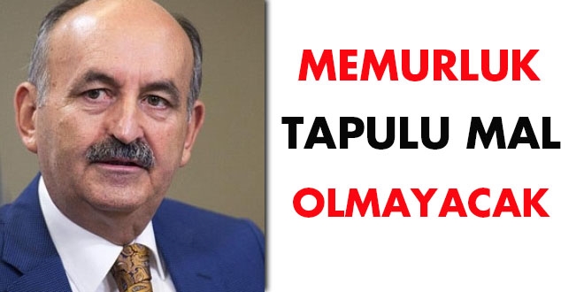 Memurluk tapulu mal olmayacak