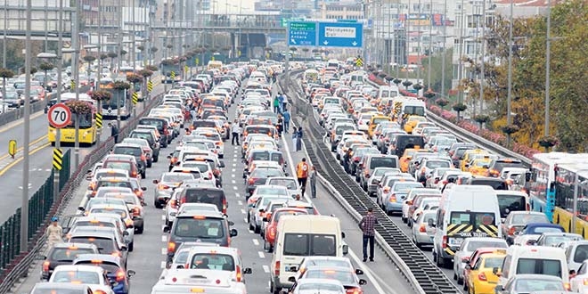 Türkiye trafik sıkışıklığında dünyada ilk 10'da