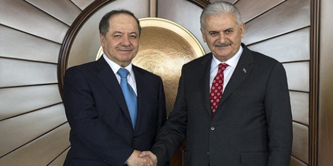 Yıldırım-Barzani görüşmesi sona erdi