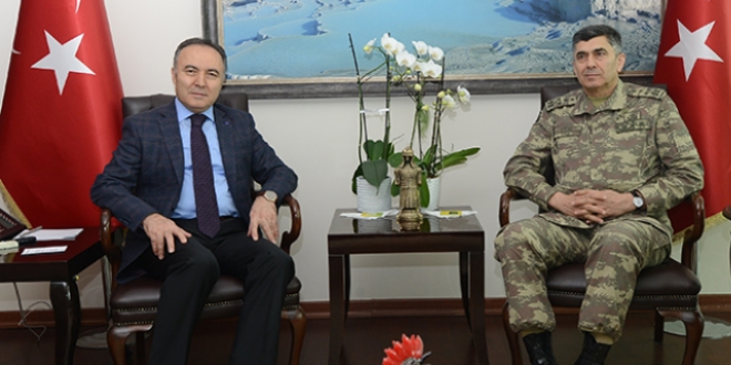 Orgeneral �olak, Denizli Valili�ini ziyaret etti