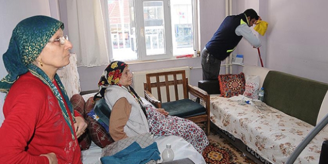 �htiya� sahibi vatanda�lara evlerinde temizlik hizmeti