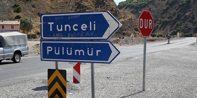 Tunceli'de bazı yollar ulaşıma kapatıldı