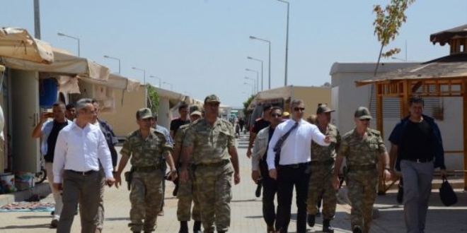 Jandarma Lojistik Komutanı Tümgeneral Özkara Kilis'te