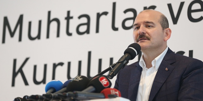 Soylu: Rahmetli zal' terbiye etmeye altlar