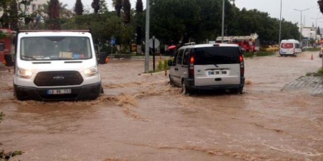 Bodrum'da saanak yaam olumsuz etkiledi